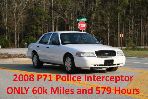 2008 ford crown victoria p-71 police interceptor rust free southern unit