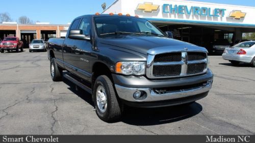 Dodge 3500 4x4 manual turbo diesel 6 speed crew cab longbed we finance certified