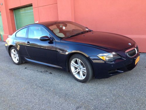 2007 bmw m6 base coupe 2-door 5.0l - smg, heads-up, carbon, 2sets wheels/tires