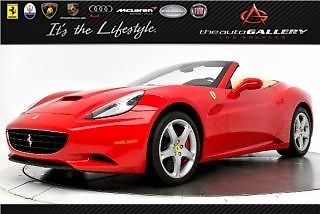 2010 ferrari california 2dr conv leather seats security system