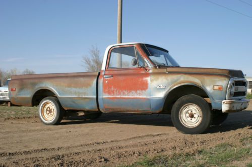 1970 chevrolet c 10 1/2 ton pickup chevy long bed shop truck hot rat v8 4 speed