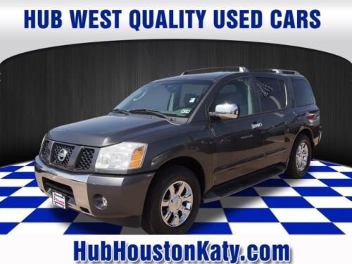 2004 nissan armada loaded chrome 3rd row texas owned