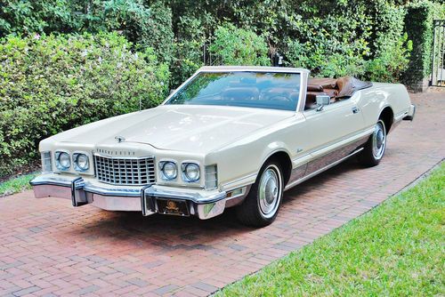 Very rare and beautiful 1976 ford thunderbird convertible 460 v-8 loaded leather