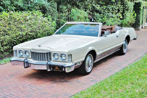 Very rare and beautiful 1976 ford thunderbird convertible 460 v-8 loaded leather