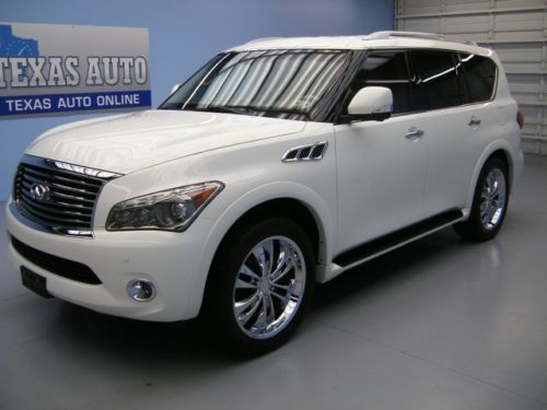 We finance!!!  2011 infiniti qx56 8 pass nav technology package texas auto