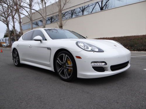 2011 porsche panamera s carrera white 115k msrp carbn fiber sport exhaust chrono