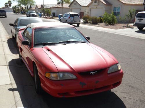 1994 ford mustang gt convertible 2-door 5.0l 107600 miles