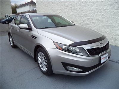 Kia optima lx low miles 4 dr sedan automatic gasoline 2.4l i4 fi dohc 16v silver