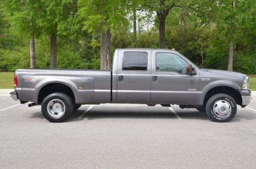 2007 ford super duty f350 4x4 crew cab dually 6.0l diesel one owner no accidents