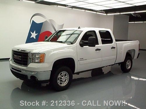 2008 gmc sierra 2500hd crew cab diesel tow hitch 26k mi texas direct auto