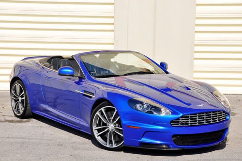 2011 aston martin dbs volante! low miles! $298764 msrp! warranty! fresh service!