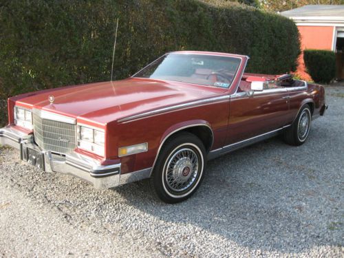 1984 cadillac eldorado biarritz convertible 2-door 4.1l