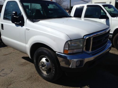 2002 f350 dually diesel 7.3 cab and chassis with gooseneck-needs injectors