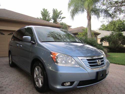 08 honda odyssey touring navigation dvd video leather htd seats 1 owner mint!
