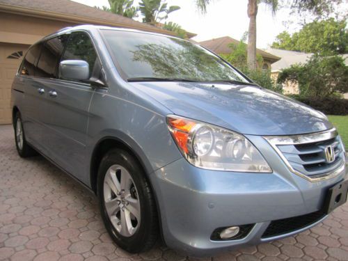 08 HONDA ODYSSEY TOURING NAVIGATION DVD VIDEO LEATHER HTD SEATS 1 OWNER MINT!, image 2