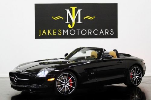 2013 sls amg gt black/tan, 1-owner, b&amp;o sound and more!