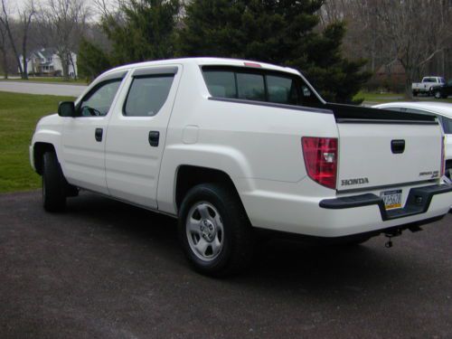 2009 honda ridgeline 4wd  white white  excellent