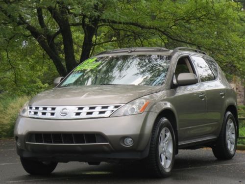 2004 nissan murano sl! leather! free carfax! just serviced! no reserve! clean!