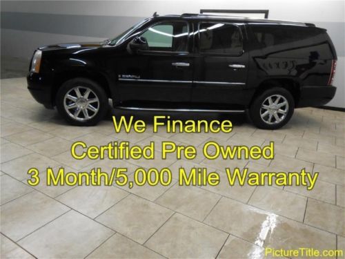 07 gmc yukon denali xl gps navi camera tv dvd cpo warranty finance 1 texas owner