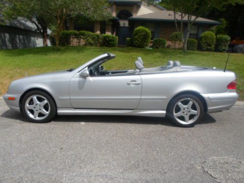 2003 mercedes-benz clk430 amg  convertible 2-door 4.3l,fully automatic