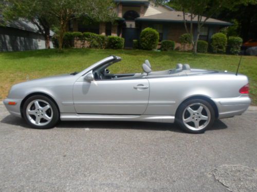 2003 mercedes-benz clk430 amg  convertible 2-door 4.3l,fully automatic