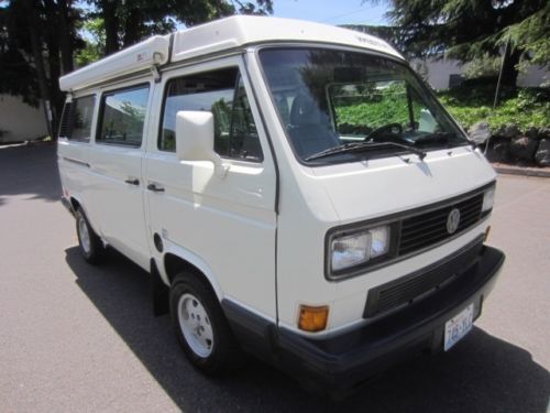 1990 volkswagen vanagon westfalia camper van full kitchen poptop only 139kmi!