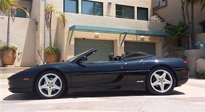 1997 ferrari 355 spider black low mile excellent example recent major service