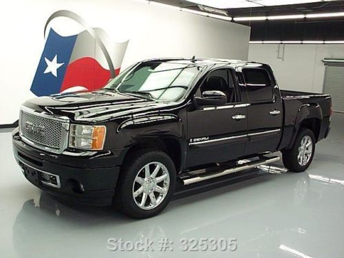 2008 gmc sierra denali crew awd sunroof nav dvd 61k mi texas direct auto