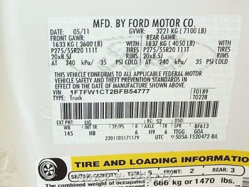 2011 FORD F-150 LARIAT CREW ECOBOOST 20" WHEELS 39K MI TEXAS DIRECT AUTO, US $30,980.00, image 12