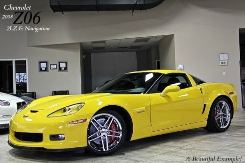 2008 chevrolet corvette z06 heads up display chrome wheels heated seats bose wow