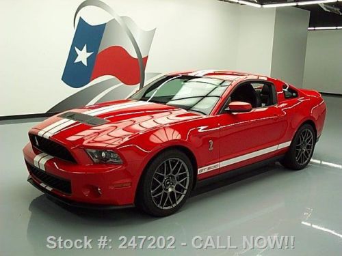 2012 ford mustang shelby gt500 svt performance nav 6k texas direct auto