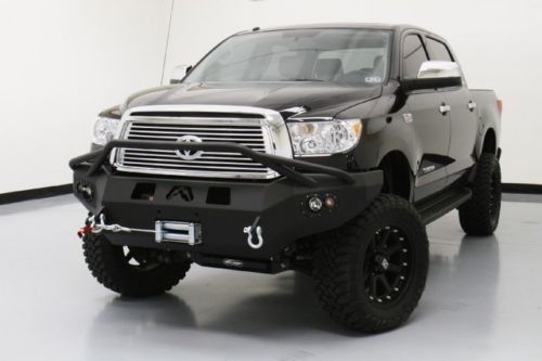 Lifted crew max platinum 6in pro comp lift kit winch custom bumper navigation