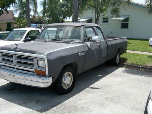 1990 dodge d150 pickup project vehicle