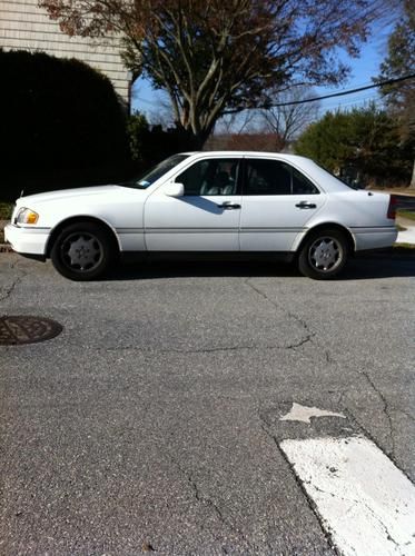 1997 c280 mercedes white, original owner ,garage kept