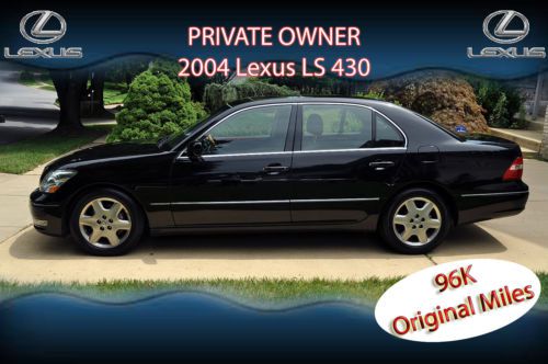 2004 black lexus ls430 sedan 4-door 4.3l