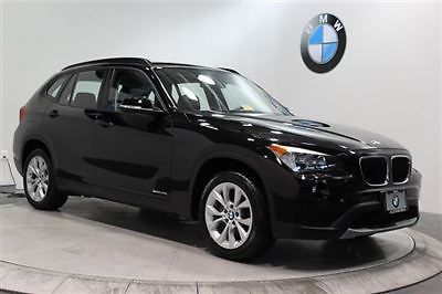 2014 bmw x1 awd black 2.8i x-drive leather moonroof 4x4 heated seats suv bmw