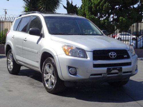 2009 toyota rav4 sport damaged crashed fixer rebuilder project runs! loaded!!