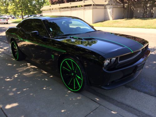 2014 dodge challenger r/t one of one custom moster energy edition