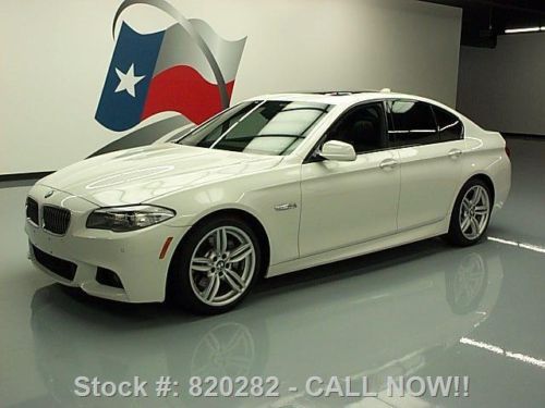 2013 bmw 535i turbo m-sport sunroof nav hud 19&#039;s 20k mi texas direct auto