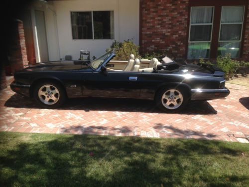 Jaguar xjs v12 convertible 4 seat black low mileage