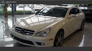 2009 mercedes-benz cls-class 6.3l amg-cls63-white-certified