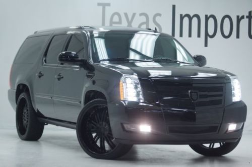 2013 escalade esv,platinum,lexani pkg w/ 26 black wheels, grille, &amp; side vents