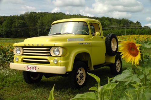 Dodge power wagon power giant w100, restored to original, shortbox, 4x4, truck