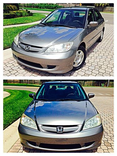 2004 Honda Civic HYBRID 1.3L 137k Florida Car No Rust 41MPG NO RESERVE, image 4