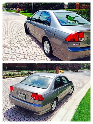 2004 Honda Civic HYBRID 1.3L 137k Florida Car No Rust 41MPG NO RESERVE, image 5