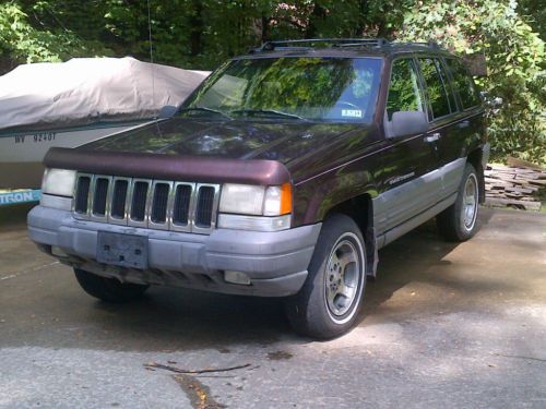 1996 jeep grand cherokee laredo 5.2 v8 quadra-drive 4x4 no reserve! extra t-case