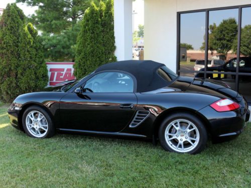 2006 porsche boxster - black/black - 37k mi - clean autocheck - tiptronic trans.