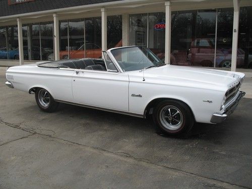 1965 plymouth satellite convertible factory 383 recent restoration