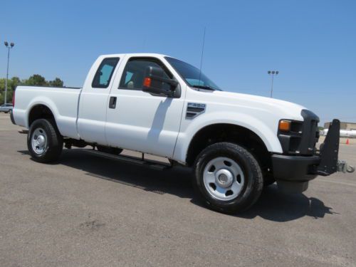 2008 ford f-350 supercab v10 4x4 short bed gas nice shape 1 owner fleet w/ recs