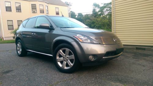 2006 nissan murano sl sport utility 4-door v6 3.5l gray awd suv